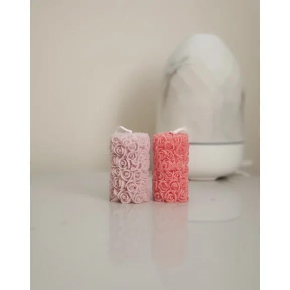 Candles Decorative Rose (2 Piece Set)