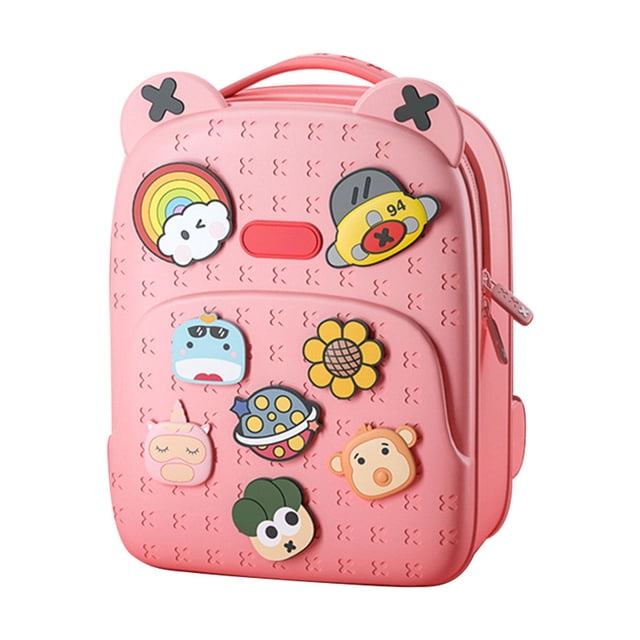 Vogacara Niños Bolsa de dibujos animados DIY EVA Niño Juguete Decoración Bolsa de gran capacidad Juguetes rosado Vogacara FN000141-03