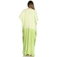 thumbnail image 2 of Sakkas 2019 - Pilar Petit Women's Casual Long Short Sleeve Beach Maxi Caftan Kaftan Dress - 13-SpringGreen - OS, 2 of 5