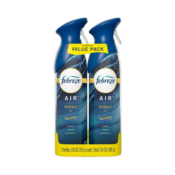 Febreze Ocean Odor-Eliminating Air Freshener, 2-Pack