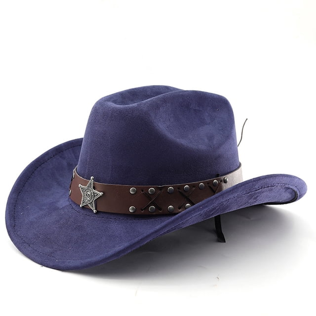 Western Cowboy Hat With Curved Brim For Outdoor Travel And Riding Adventures In Country Style