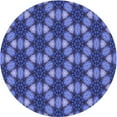 thumbnail image 1 of Ahgly Company Indoor Square Patterned Sky Blue Dress Blue Area Rugs, 3' Square, 1 of 6