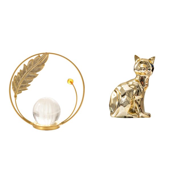 Estatua de bola de cristal,Estatuas de bolas de cristal para decoración del hogar,escritorio interior,Escultura de bola de cristal Figura de hierro Decoración,Figura de escritorio,Estante de