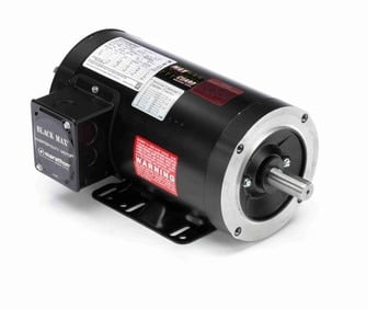 1 hp 1200 RPM 3-Phase 143TC Frame TENV (rigid base) 230/460V Marathon Motor # Y537