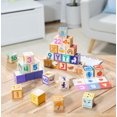 thumbnail image 3 of Melissa & Doug Ms. Rachel Official Letter, Number, and Game Wooden Learning Blocks with Activity Cards for Girls and Boys Toddlers Ages 18 Months+ - FSC Certified, 3 of 9