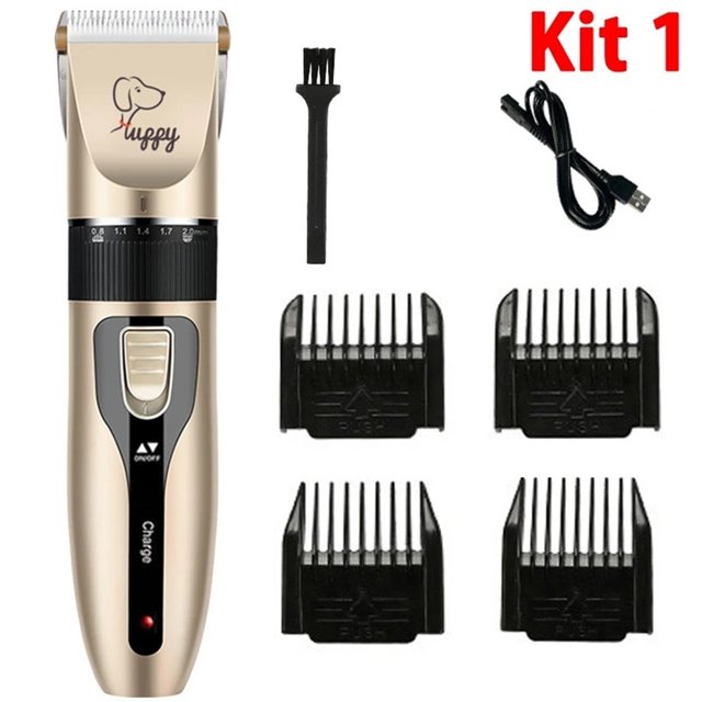 Electric Pet Clipper Grooming Kit For Dogs Reachageable Trimmer Haircut Cat Hair Cutting Remover Professional Machine Set