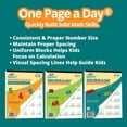 thumbnail image 5 of Channie’s One Page A Day Single, Double, Triple Digit Math Practice Workbooks, 3 Pack Math Kit, Grades 2-4th, 5 of 7