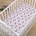 thumbnail image 4 of Disney Minnie Mouse Pink, Black, Fitted Crib Sheet, 4 of 4