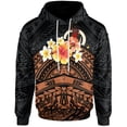 thumbnail image 4 of Sudadera con capucha con estampado 3D del sello de Vanuatu con patrones polinesios para hombre, sudadera con capucha con gráfico del escudo de armas de Vanuatu, 4 of 5