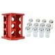 thumbnail image 1 of Especiero Giratorio de Acero Inoxidable para Encimera Almacenamiento Conveniente Mucho Espacio con Vidrio y Base con Cerradura para Botellas de ANGGREK  Otros, 1 of 8