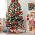 thumbnail image 4 of FMSHPON Independence Day Beautiful American FlagFireworks Xmas Christmas Tree Skirt Stand Mat for Holiday Party Decoration Indoor Outdoor 36 inches, 4 of 6