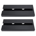 thumbnail image 1 of Shisuyan Wine Glass Storage Racks Black 2Pcs 10.1x4.3x0.8In Plastic, 1 of 8