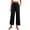 Black, variant on HVOBTTY Women's Fall Straight Leg Long Trousers High Waist Loose Cut for All Day Casual Wear Pants