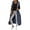 Blue, variant on Winter Women Sleeveless Hooded Vest Coat Casual Solid Warm Parka Vest