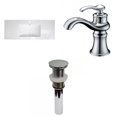 thumbnail image 1 of American Imaginations 48-in. W 1 Hole Ceramic Top Set In White Color - Drain Incl. AI-32601, 1 of 8