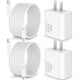 thumbnail image 1 of [Cargador] WIDAQUO iPhone 16e, carga rápida, 20 W, USB C, x2 + 3 m, 1 of 7