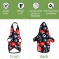 thumbnail image 3 of Uemuo Variety Of Fruits And Berries for Winter Dog Hoodie Sweatshirts with Pockets Warm Dog Clothes for Small Dogs Chihuahua-Medium, 3 of 8