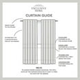 thumbnail image 7 of Exclusive Home Demi Light Filtering Hidden Tab Top Curtain Panel Pair, 54"x108", Grey, Set of 2, 7 of 7