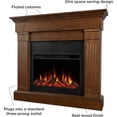 thumbnail image 3 of Real Flame Crawford 48" Slim Electric Fireplace in Chestnut Oak, 3 of 9