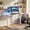 White, variant on Topcobee Electric Standing Desk Frame Height Adjustable Computer Desk Base with LED Display, Stand up Desk, Bedroom Desk, Modern Furniture for Home-Black