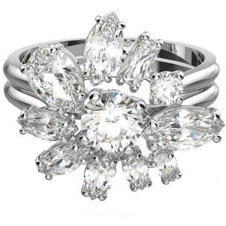 Swarovski Iconic Swan Ring- Size 55 - Walmart.com