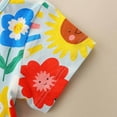 thumbnail image 5 of NAISIBABY Girls Casual Dress, Short Sleeve Cute Prints Crew Neck Fashion Midi Dress Red 7T, 5 of 5