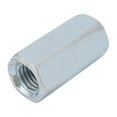 thumbnail image 1 of 1pc Zinc Plated Carbon Steel Long Rod Fitting Hex Nut Threaded Fasteners, 1 of 4