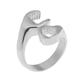 thumbnail image 5 of Anillo de llave mecánica de punky de acero inoxidable simple para hombre Plata EE. UU. 10 Yuyangstore Acero inoxidable, 5 of 7