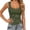 Green, variant on MDUKONU Womens Sleeveless Scoop Neck Tank Top Ribbed Fitted Summer Basic Slim Cute Tops 2026 Size: M Green