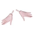 thumbnail image 2 of 1 a escala 1/3, reemplazos de manos realistas, piezas de fabricación, piel rosa y blanca S3 perfke BJD Dolls Hands, 2 of 6