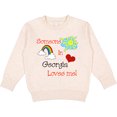 thumbnail image 2 of Inktastic Someone in Georgia Loves Me Toddler Sweatshirt, 2 of 4