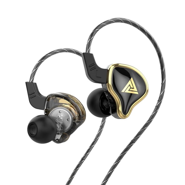 QKZ AK6 Ares HiFi Audífonos con cable Bass Music Audífonos con cable Audífonos (Negro)