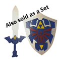thumbnail image 4 of Legend of Zelda Master Sword | Wooden 23" Cosplay Prop | Link Costume Accessory, 4 of 5