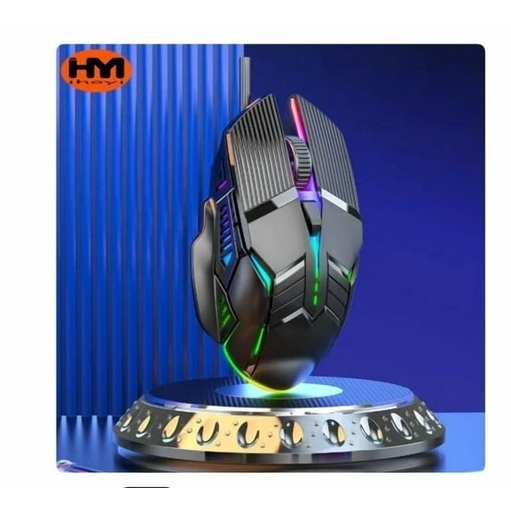 YANI- New Usb Mouse Computer Wired Mouse Gaming Wired Mouse Glow Mute Mouse Office Gam