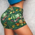 thumbnail image 4 of Haiem Vegan No Front Seam Biker Shorts for Women Yoga Workout Gym Bike Shorts with Tummy Control Moisture-Wicking-X-Large, 4 of 9