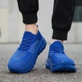 thumbnail image 6 of Men's Extra Wide Running Shoes, Lightweight Breathable Knit Sneakers with Cushioned Thick Sole for Walking, Training, and Daily Comfort, 6 of 9
