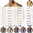 thumbnail image 3 of Sokhug Men's Sleeveless Tank Top Color Block Summer Gym Workout Shirt Muscle Tee for Bodybuilding Fitness Training, 3 of 9