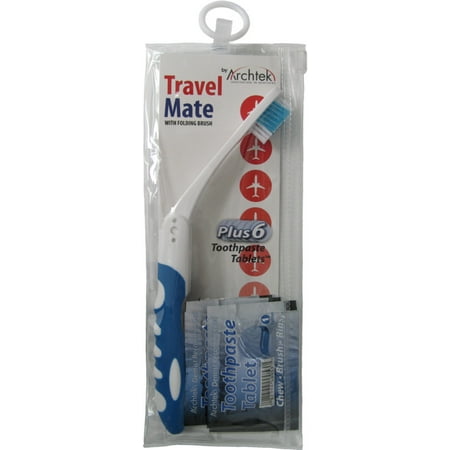 Toothpaste Tablets - Archtek Folding Toothbrush & Toothpaste Tablets 1 ea (Pack of 2)