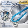 thumbnail image 4 of Universal Dryer Lint Vacuum Attachment, Dryer Vacuum Hose Attachment, Extendable Dryer Vent Cleaner Kit Vacuum Attachment, 3-Piece Set, Compatible with All Vacuum Cleaners, 4 of 6