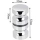 thumbnail image 2 of 2setDuschdörrirostfrittstålmedhandtagialuminium, 2 of 5