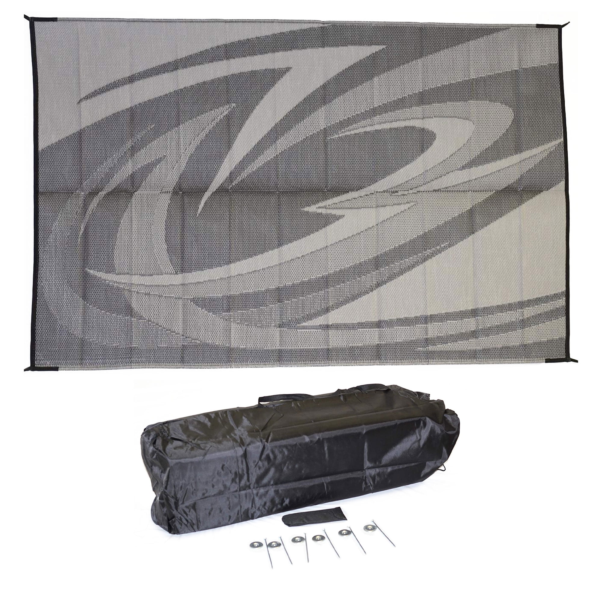 Eez-rv Products Durable 9 X 18 Foot Reversible Outdoor Mat For