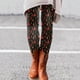 thumbnail image 2 of Gibobby Leggings estampados para mujer Leggings de moda de otoño e invierno para mujer, 2024pantalones con estampado navideño informal(Rojo,CH), 2 of 4