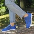 thumbnail image 4 of Ticikt Boys Girls Sneakers Kids Shoes Lightweight Breathable Athletic Running Tennis Shoes for Toddler/Little Kid/Big Kid,Color:Blue,Size:11.5, 4 of 8