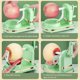 thumbnail image 3 of Pelador de Frutas, Cortador de Frutas Multifuncional con Manivela Manual, Pelador de Manzanas de Acero Inoxidable PPApto para Uso en la Cocina. (Verde Claro) Shuxiu Wang 8390615165075, 3 of 5