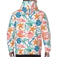 thumbnail image 5 of Hoodies for Men - Sea Creatures Long Sleeve Comfrt Men'S Fashion Hoodies & Sweatshirts, Sweatshirts for Men Hoodies Pullover Clothing Clothes with Pouch, 5 of 7