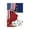 B, variant on AZXY 4th of July Patriotic Garden Flag, Double Sided Honor the Fallen Design, Military Boots Cross Print, Outdoor Yard Memorial Decor, 18.5x12.6in
