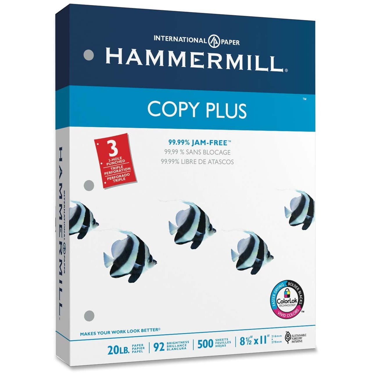 Hammermill 3-Hole Punched Multipurpose Paper