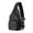 black, variant on IAJFHAFS Small Sling Crossbody Backpack Shoulder Bag for Men Women, Lightweight One Strap Backpack Sling Bag Backpack for Hiking Walking Biking Travel Cycling