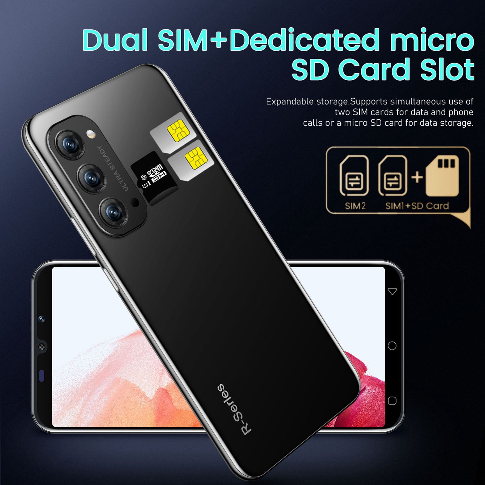 FYTPOV Android Phone, US Standard U8 Smart Phone 1GB+8GB-core With GPS 4.42-inch Android 1500Mah Mobile Phone, Cell Phones Unlocked