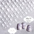 thumbnail image 2 of Pegatinas de nube blanca para uñas, calcomanías autoadhesivas ultrafinas, estrella, Luna, flor blanca, nubes, color Kawaii, 1 unidad, 2 of 4